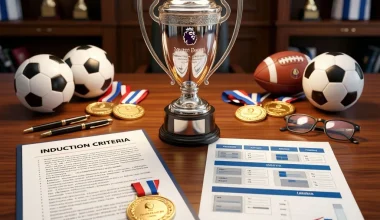 Induction criteria and voting mechanics for the official Premier League Hall of Fame class